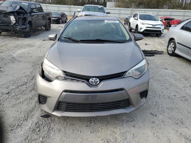 2T1BURHE4GC620965 - 2016 TOYOTA COROLLA L GRAY photo 5