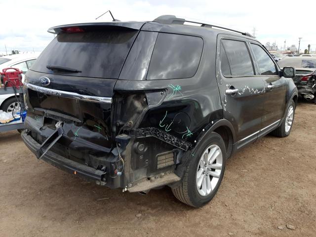 1FMHK7D82CGA32820 - 2012 FORD EXPLORER XLT BLACK photo 3