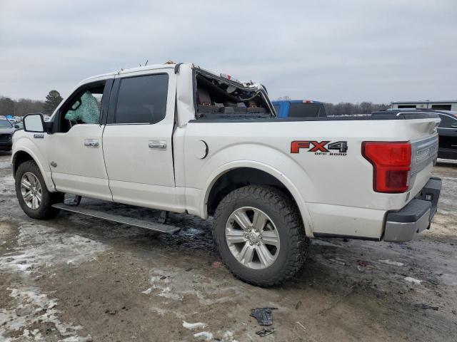 1FTEW1E40KFC77544 - 2019 FORD F150 SUPERCREW WHITE photo 2