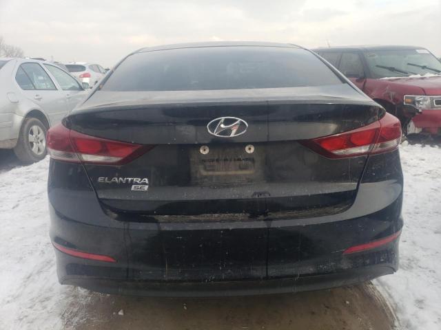 KMHD74LF2JU489477 - 2018 HYUNDAI ELANTRA SE BLACK photo 6