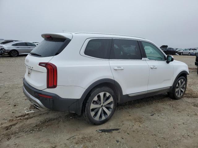 5XYP34HCXNG279325 - 2022 KIA TELLURIDE EX WHITE photo 3