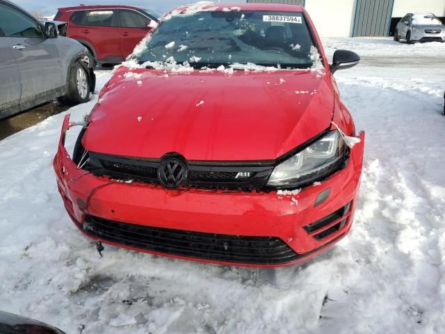 WVWLF7AU8FW345238 - 2015 VOLKSWAGEN GOLF R RED photo 5