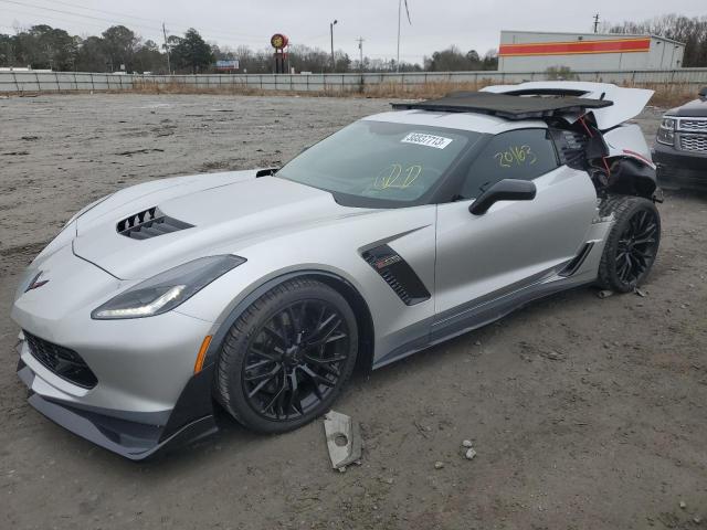 1G1YN2D61G5609957 - 2016 CHEVROLET CORVETTE Z06 1LZ SILVER photo 1