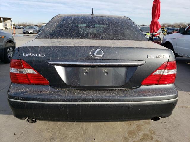 JTHBN36F555012922 - 2005 LEXUS LS 430 BLACK photo 6