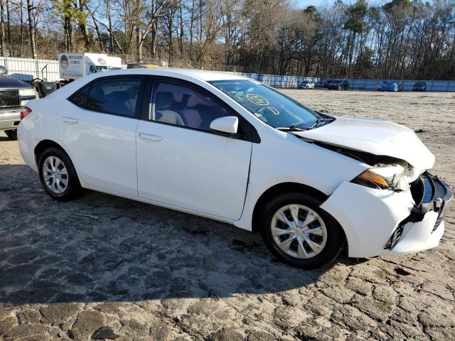 2T1BURHEXGC545706 - 2016 TOYOTA COROLLA L WHITE photo 4