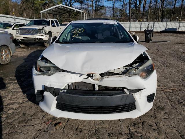 2T1BURHEXGC545706 - 2016 TOYOTA COROLLA L WHITE photo 5