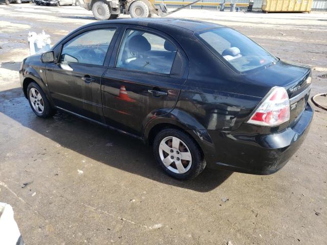 KL1TD56678B115292 - 2008 CHEVROLET AVEO BASE BLACK photo 2