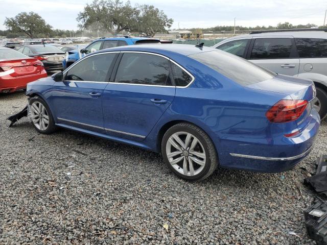 1VWCT7A38HC026164 - 2017 VOLKSWAGEN PASSAT SEL PREMIUM BLUE photo 2