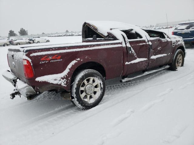 1FTSW21R79EA08970 - 2009 FORD F250 SUPER DUTY MAROON photo 3