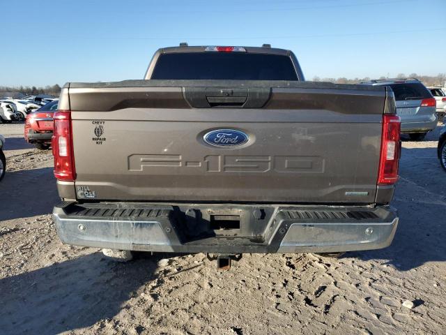 1FTFW1E87MFA48014 - 2021 FORD F150 SUPERCREW GRAY photo 6