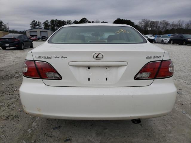 JTHBA30G340020347 - 2004 LEXUS ES 330 WHITE photo 6