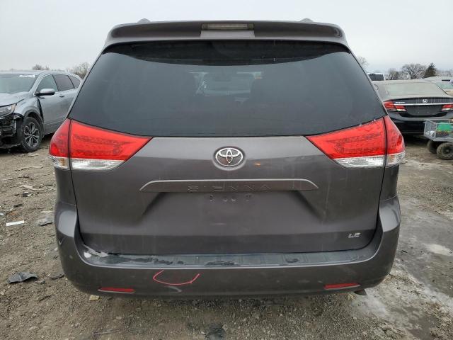 5TDKK3DC5DS312942 - 2013 TOYOTA SIENNA LE GRAY photo 6