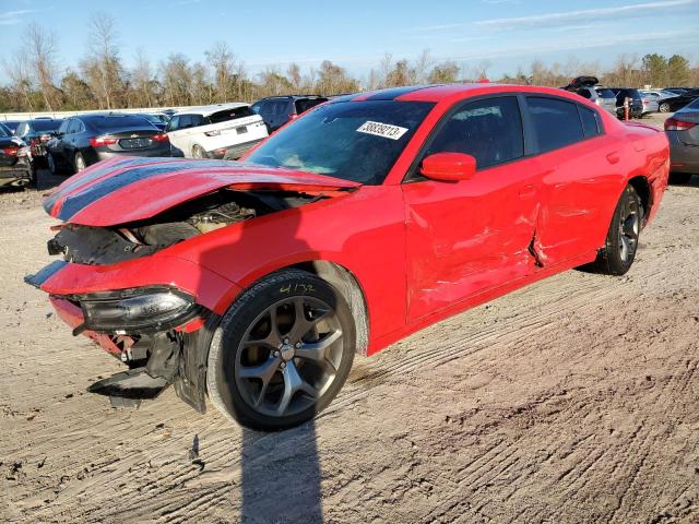 2C3CDXHG3GH327630 - 2016 DODGE CHARGER SXT RED photo 1