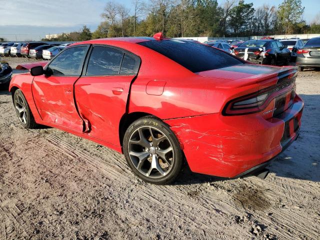 2C3CDXHG3GH327630 - 2016 DODGE CHARGER SXT RED photo 2