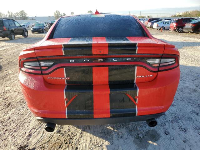 2C3CDXHG3GH327630 - 2016 DODGE CHARGER SXT RED photo 6