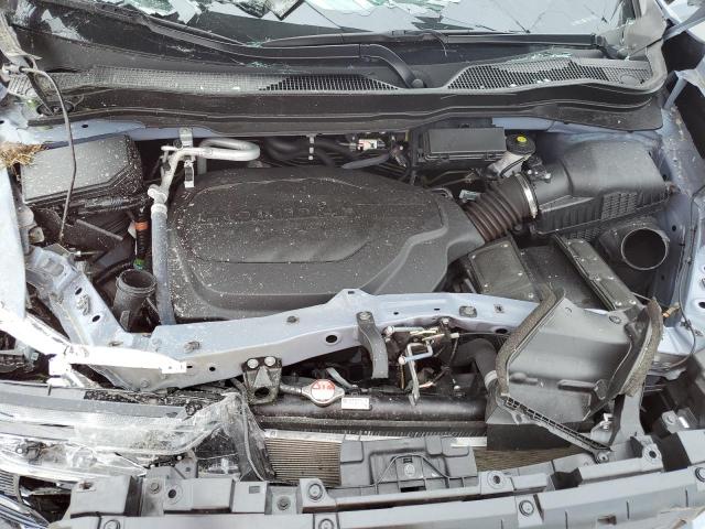 5FNYF7H54NB004460 - 2022 HONDA PASSPORT EXL BLUE photo 12