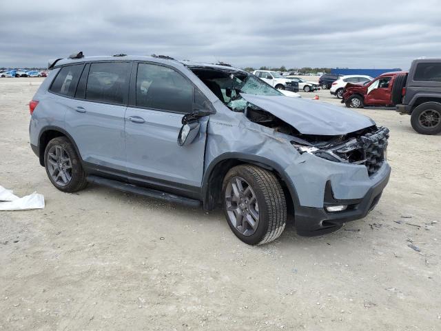 5FNYF7H54NB004460 - 2022 HONDA PASSPORT EXL BLUE photo 4