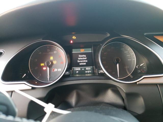 WAUCGAFR8DA049710 - 2013 AUDI S5 PREMIUM PLUS თეთრი ფოტო 9