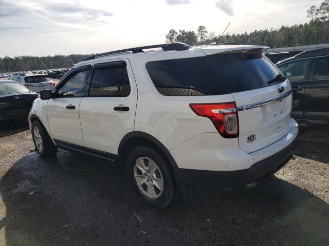 1FM5K7B81EGC35058 - 2014 FORD EXPLORER WHITE photo 2