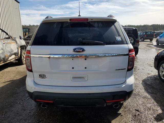 1FM5K7B81EGC35058 - 2014 FORD EXPLORER WHITE photo 6