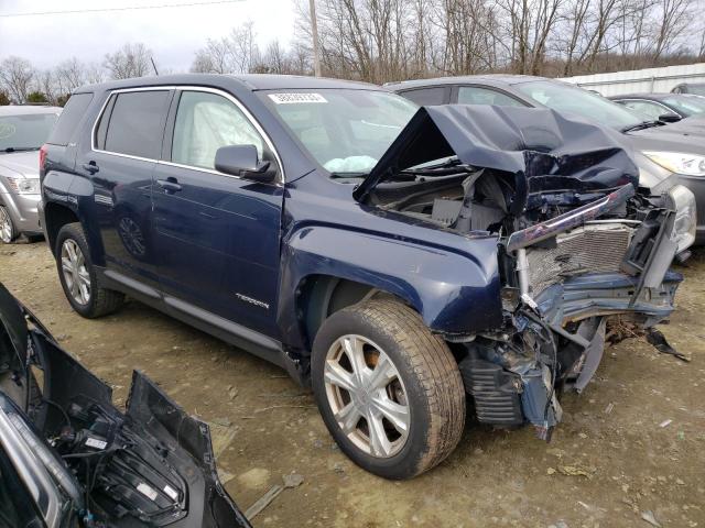 2GKALMEK3H6313631 - 2017 GMC TERRAIN SLE BLUE photo 4