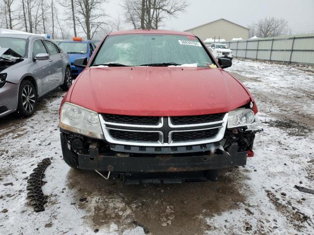 1C3CDZAB5EN115892 - 2014 DODGE AVENGER SE RED photo 5