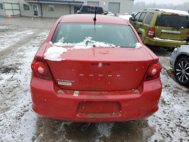 1C3CDZAB5EN115892 - 2014 DODGE AVENGER SE RED photo 6