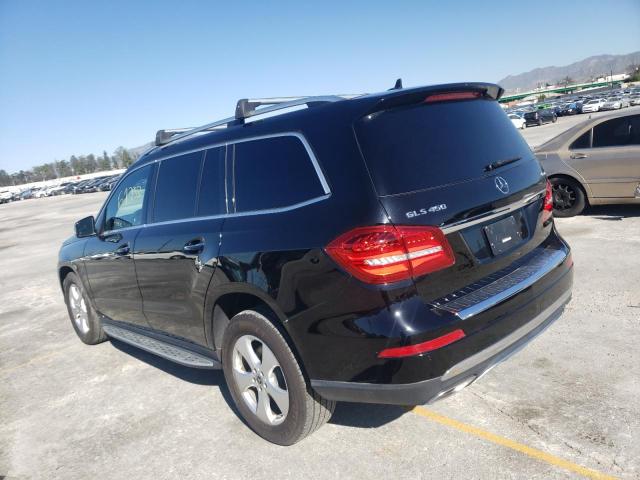 4JGDF6EE0JB167595 - 2018 MERCEDES-BENZ GLS 450 4MATIC BLACK photo 2