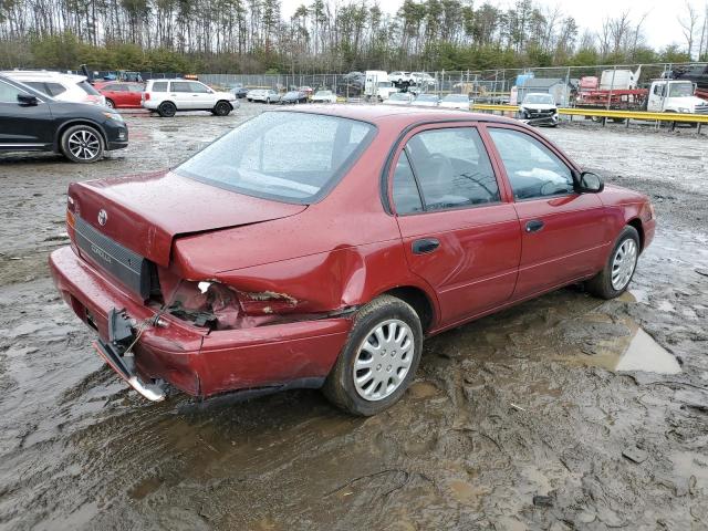 JT2AE04E4P0048230 - 1993 TOYOTA COROLLA RED photo 3