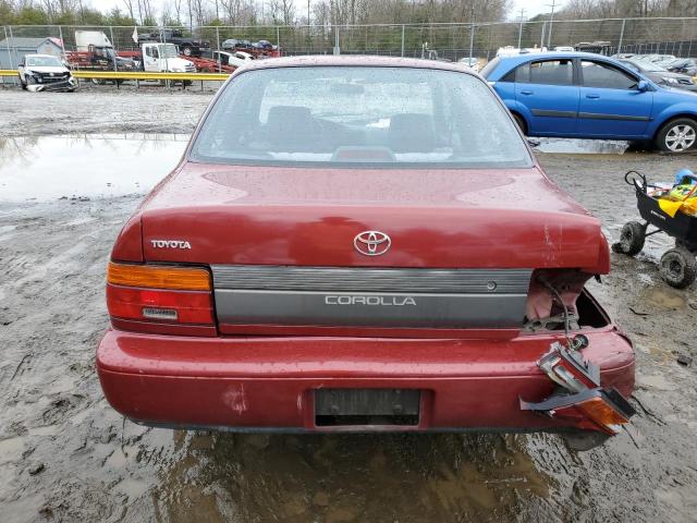 JT2AE04E4P0048230 - 1993 TOYOTA COROLLA RED photo 6