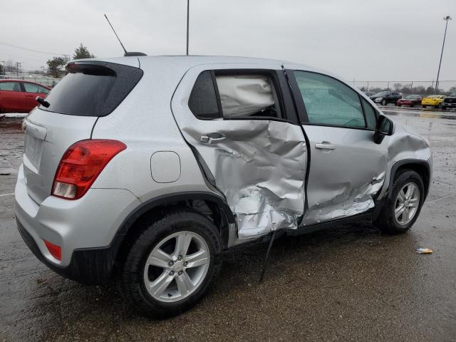 KL7CJKSB7MB302168 - 2021 CHEVROLET TRAX LS SILVER photo 3