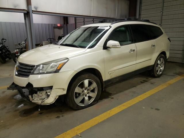 1GNKRJKD8EJ200413 - 2014 CHEVROLET TRAVERSE LTZ WHITE photo 1