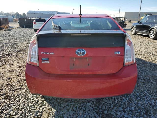 JTDKN3DU5F0412898 - 2015 TOYOTA PRIUS RED photo 6