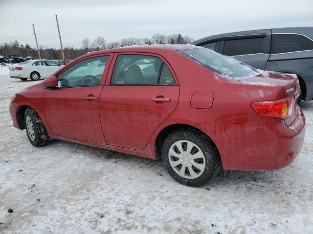 2T1BU4EE5AC527838 - 2010 TOYOTA COROLLA BASE RED photo 2