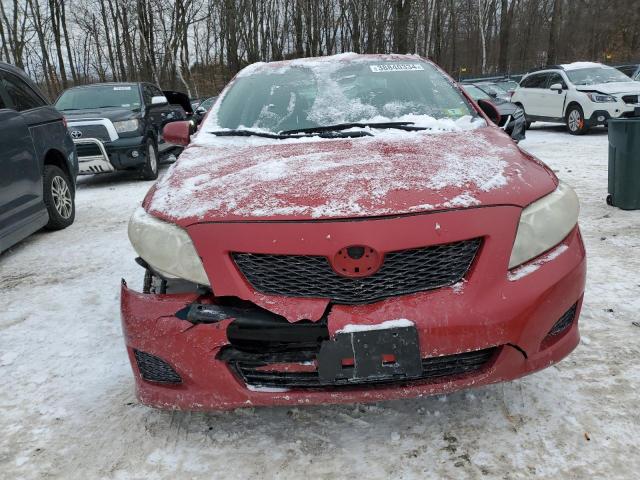 2T1BU4EE5AC527838 - 2010 TOYOTA COROLLA BASE RED photo 5