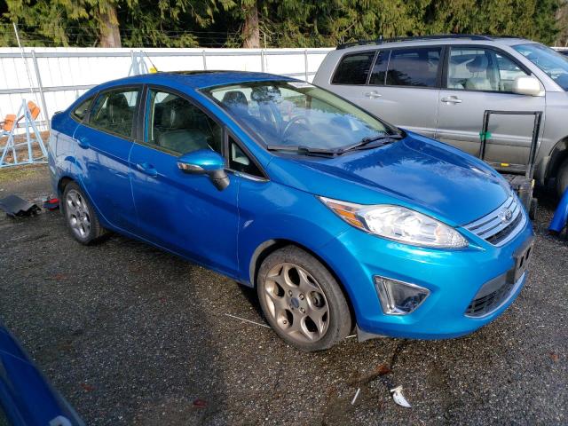 3FADP4CJ6DM113954 - 2013 FORD FIESTA TITANIUM BLUE photo 4