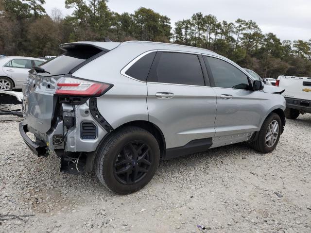 2FMPK4J92NBB11146 - 2022 FORD EDGE SEL SILVER photo 3