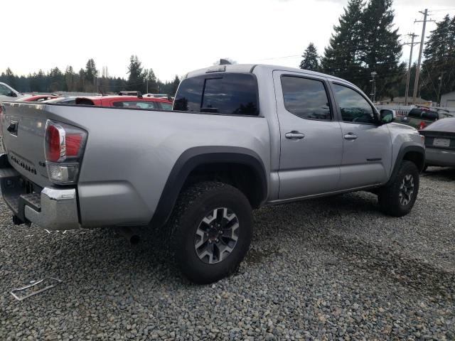 3TMCZ5AN1MM413722 - 2021 TOYOTA TACOMA DOUBLE CAB 银色 照片 3