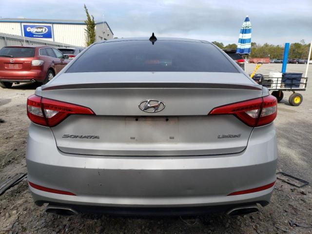 5NPE34AF9FH102710 - 2015 HYUNDAI SONATA SPORT SILVER photo 6