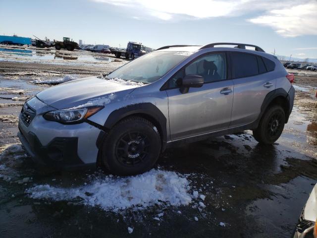 JF2GTHSC7PH254121 - 2023 SUBARU CROSSTREK SPORT SILVER photo 1