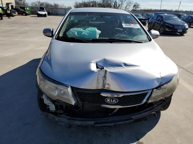 KNAFU4A21C5534568 - 2012 KIA FORTE EX SILVER photo 5