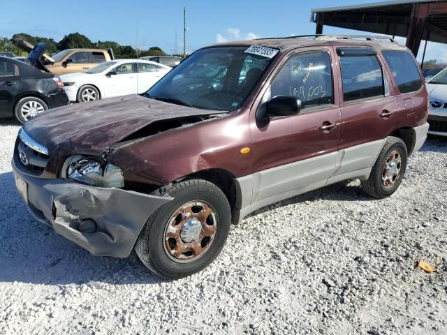 4F2YU07181KM54105 - 2001 MAZDA TRIBUTE DX BURGUNDY photo 1