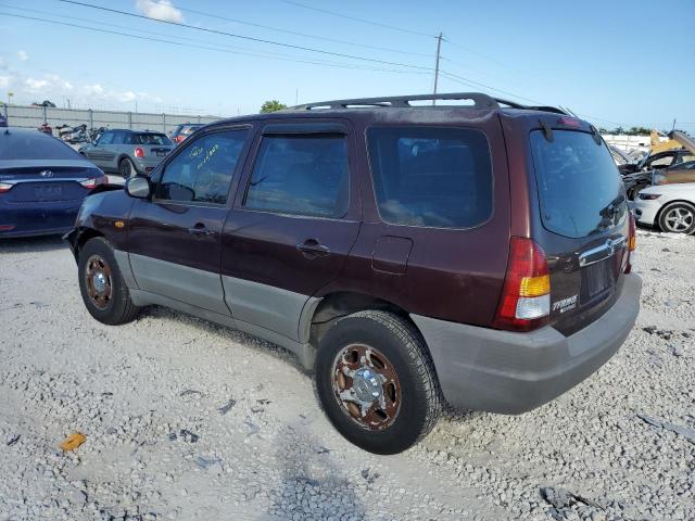 4F2YU07181KM54105 - 2001 MAZDA TRIBUTE DX BURGUNDY photo 2