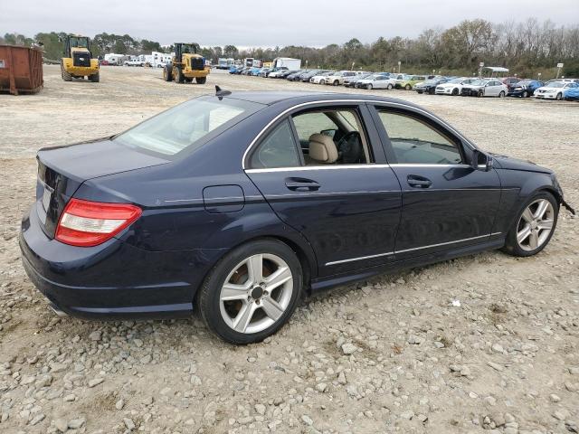 WDDGF5EB6BR184806 - 2011 MERCEDES-BENZ C 300 BLUE photo 3