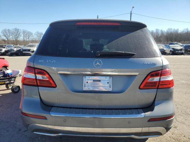 4JGDA5HB3CA016978 - 2012 MERCEDES-BENZ ML 350 4MATIC GRAY photo 6