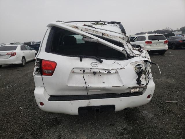 5TDJY5G16DS092193 - 2013 TOYOTA SEQUOIA LIMITED WHITE photo 6