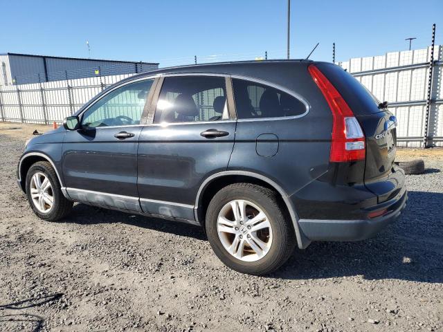 5J6RE4H57BL057890 - 2011 HONDA CR-V EX BLACK photo 2