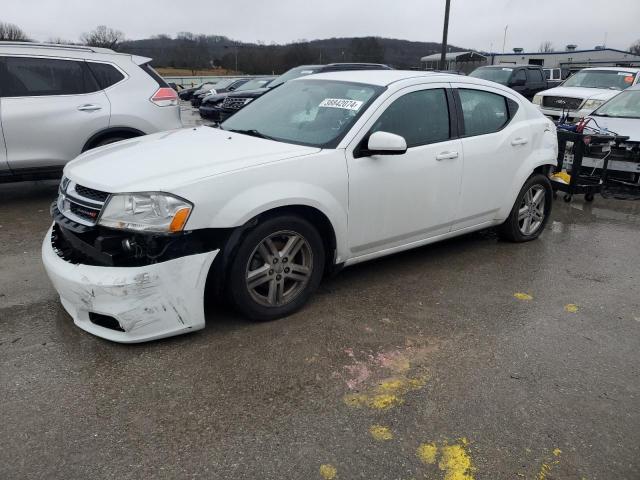 1C3CDZCB8DN621955 - 2013 DODGE AVENGER SXT WHITE photo 1