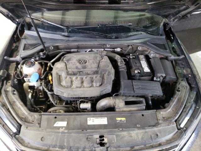 1VWLA7A38KC006493 - 2019 VOLKSWAGEN PASSAT WOLFSBURG BLACK photo 11