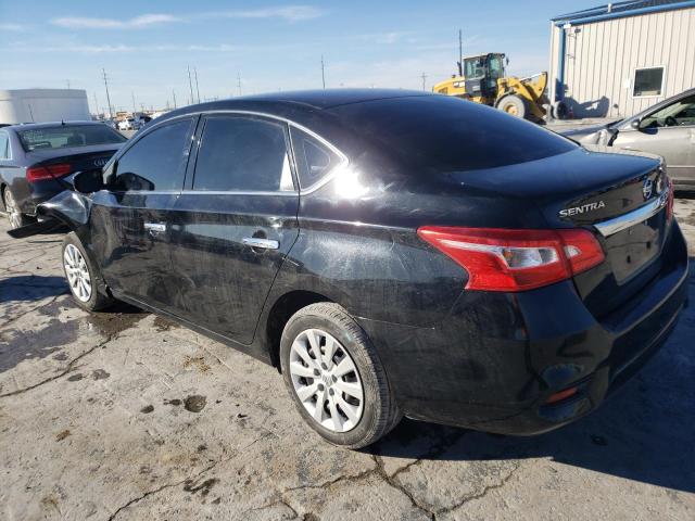 3N1AB7AP4KY263994 - 2019 NISSAN SENTRA S BLACK photo 2